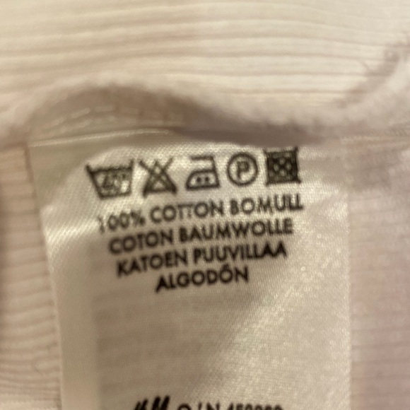 L.O.G.G. Tank Top Unisex, comfortable fit, white, made for H&M, size Medium - Picture 15 of 15